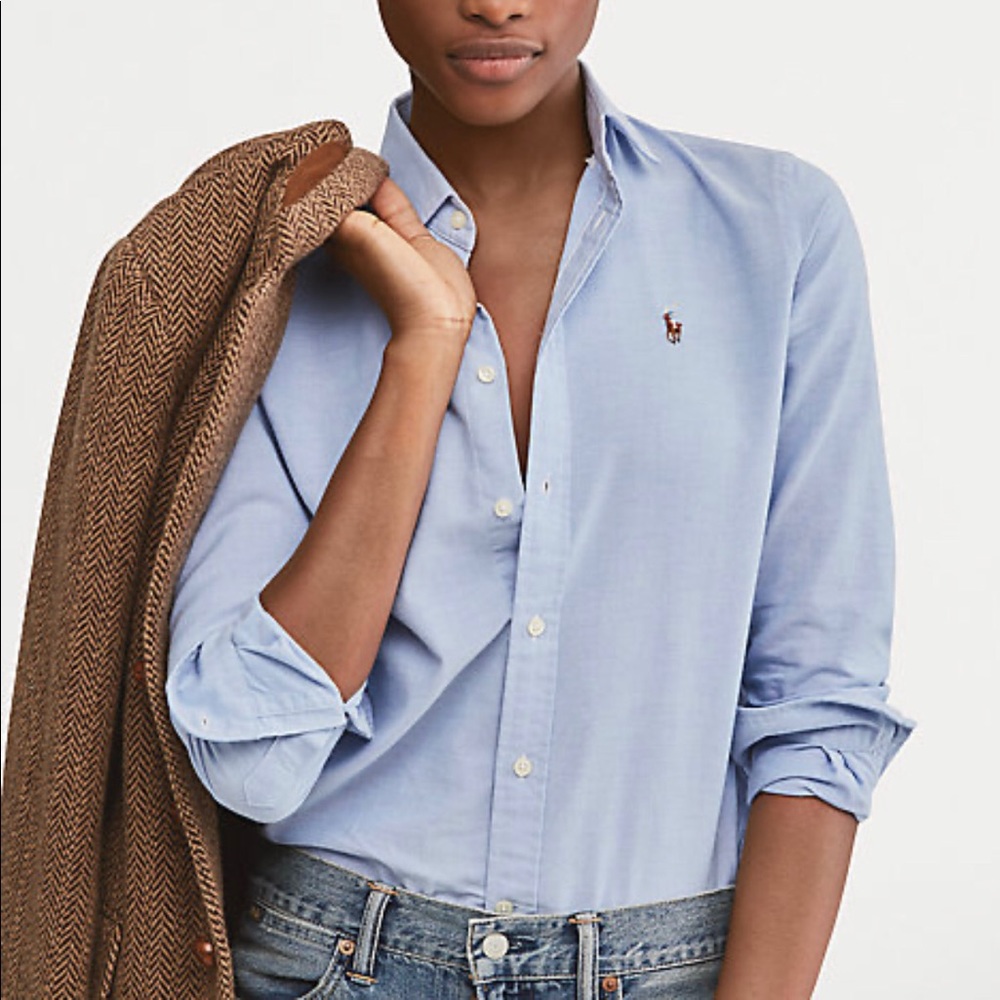 Ralph Lauren Women’s Slim Fit Oxford Button Down